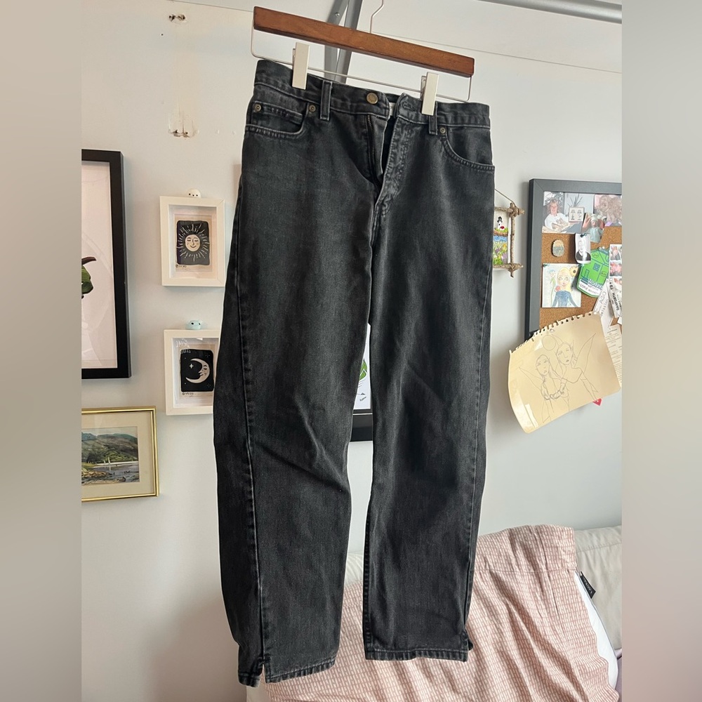 Straight Black Jeans